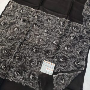 Bishnupur Pure Silk Batik Saree